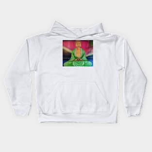 Buddha The Peaceful One, Founder of Buddhism Kids Hoodie